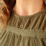 Gold Mandala Necklace