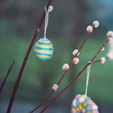 Handmade Felt Small Easter Eggs (Set of 5)