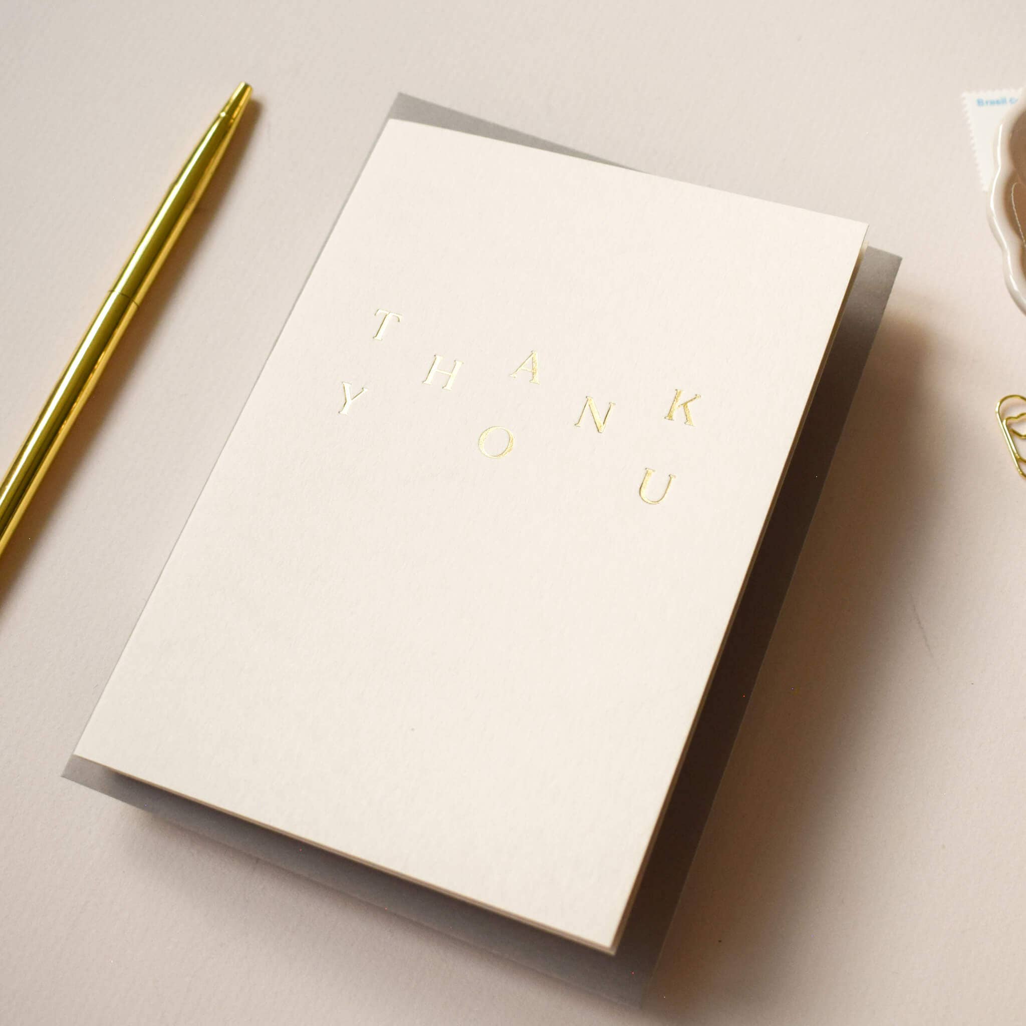 Thank You - Luxury Greeting Card