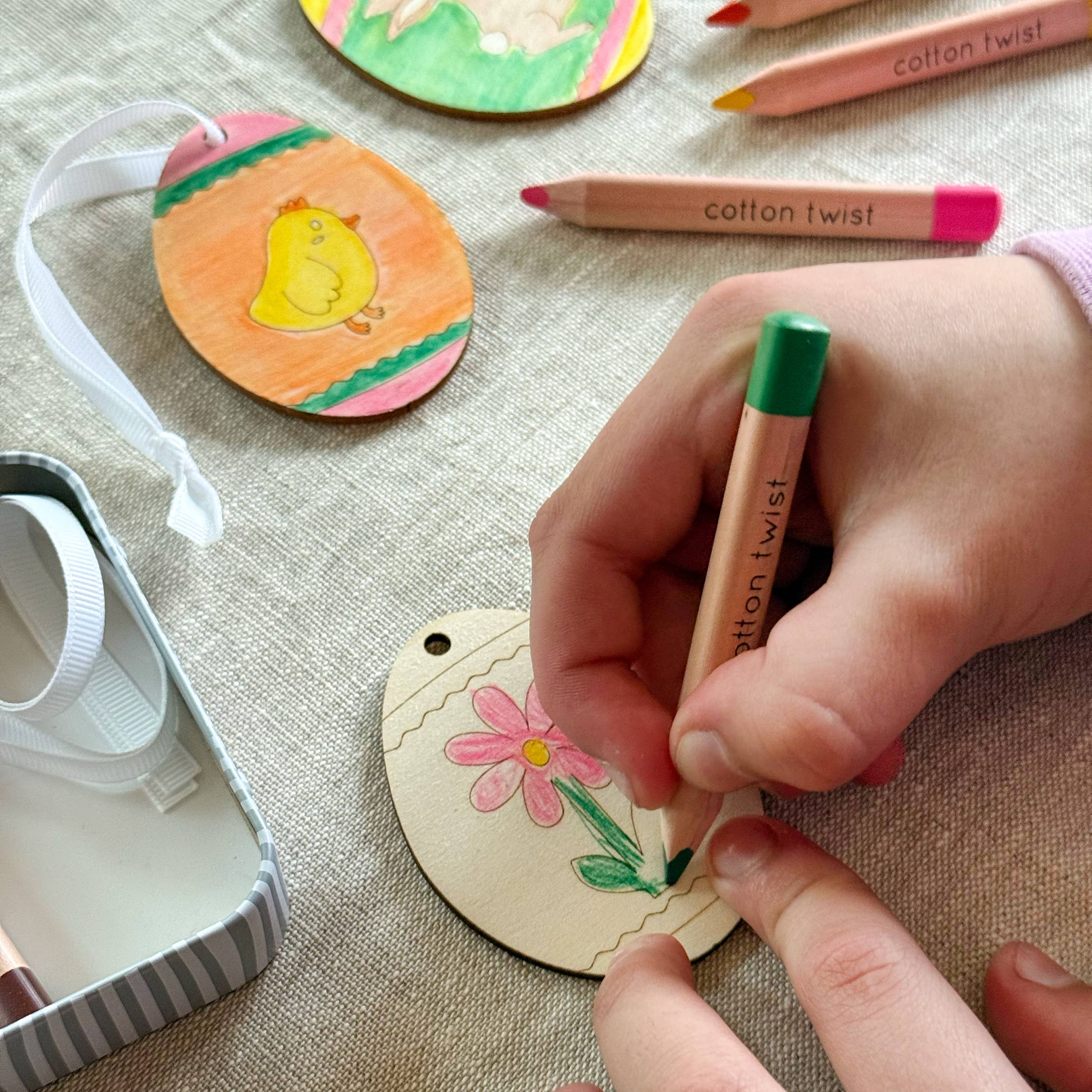 Set of 3 Easter Egg Decorations - DIY Craft Kit