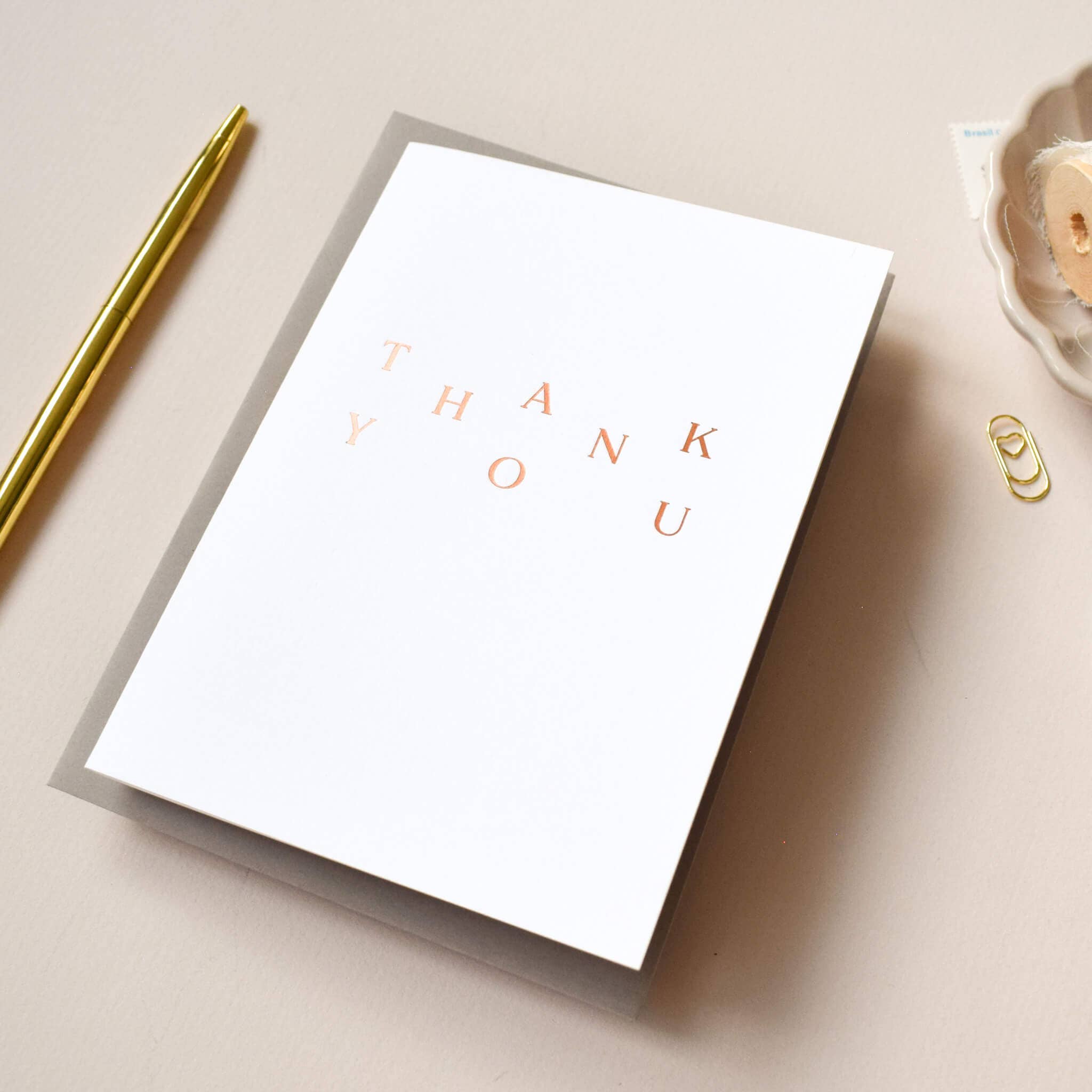 Thank You - Luxury Greeting Card
