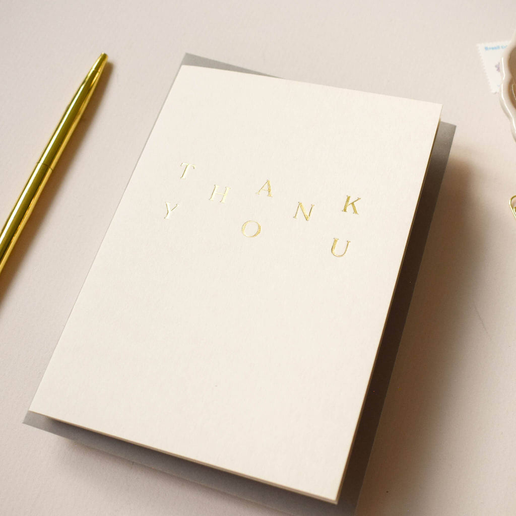 Thank You - Luxury Greeting Card