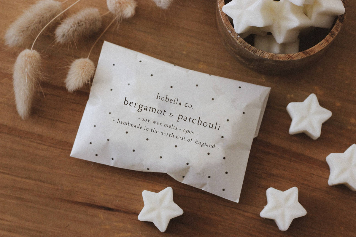 Soy Wax Melts | Bergamot & Patchouli | Bobella Co.