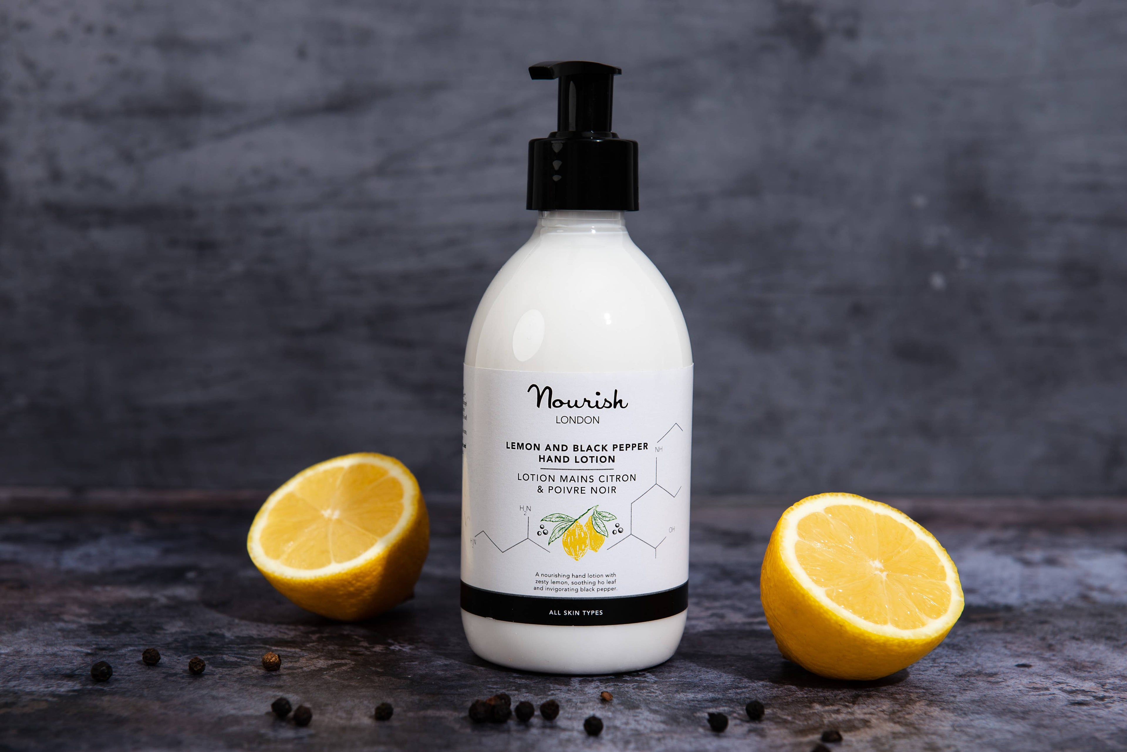 Lemon & Black Pepper Hand Cream: 300 ml