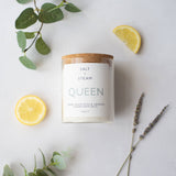 Queen - Lemon, Eucalyptus and Lavender Bath Salts, 432g Jar
