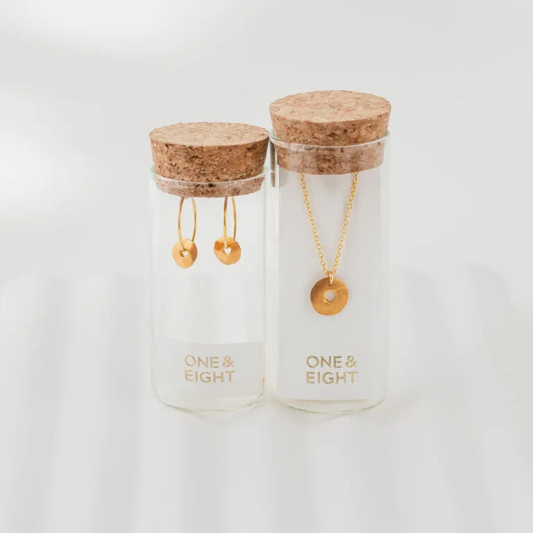 Gold Satin Tolvan Necklace