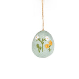 Handmade Large Felt Floral Easter Eggs (Pack of 5)