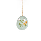 Handmade Large Felt Floral Easter Eggs (Pack of 5)