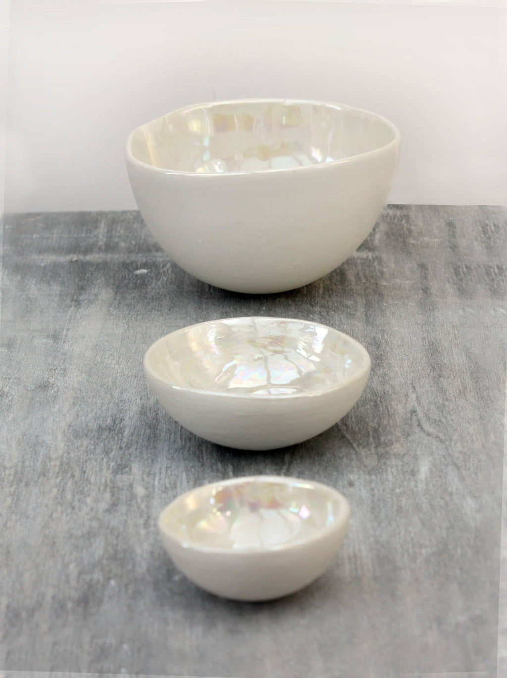 Pearl And White Bowl - Medium