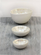 Pearl And White Bowls: Small