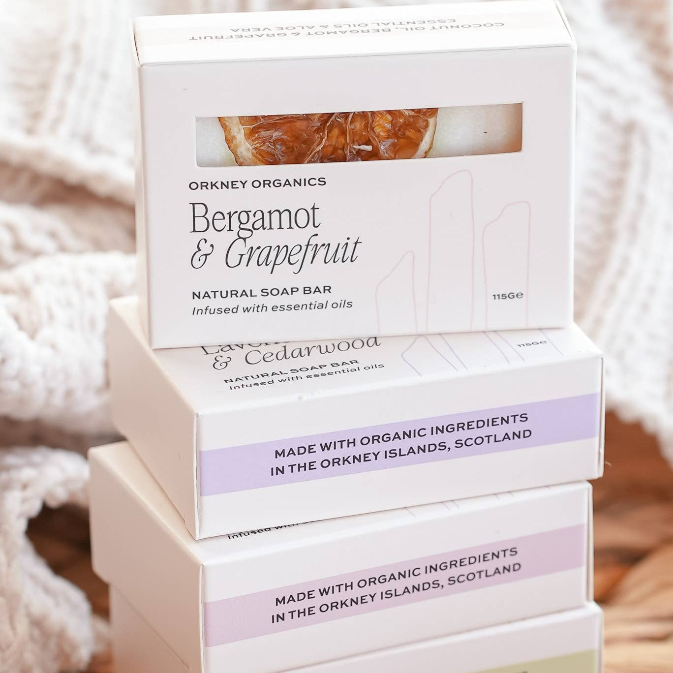 Bergamot & Grapefruit Organic Soap Bar | Scottish Made