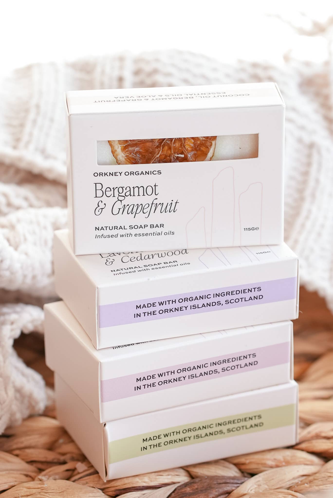 Bergamot & Grapefruit Organic Soap Bar | Scottish Made