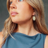 Celestial Seaweed Earrings : Pearly
