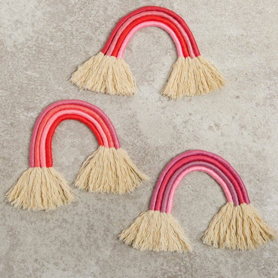 Macrame Rainbow Craft Kit: Flamingo