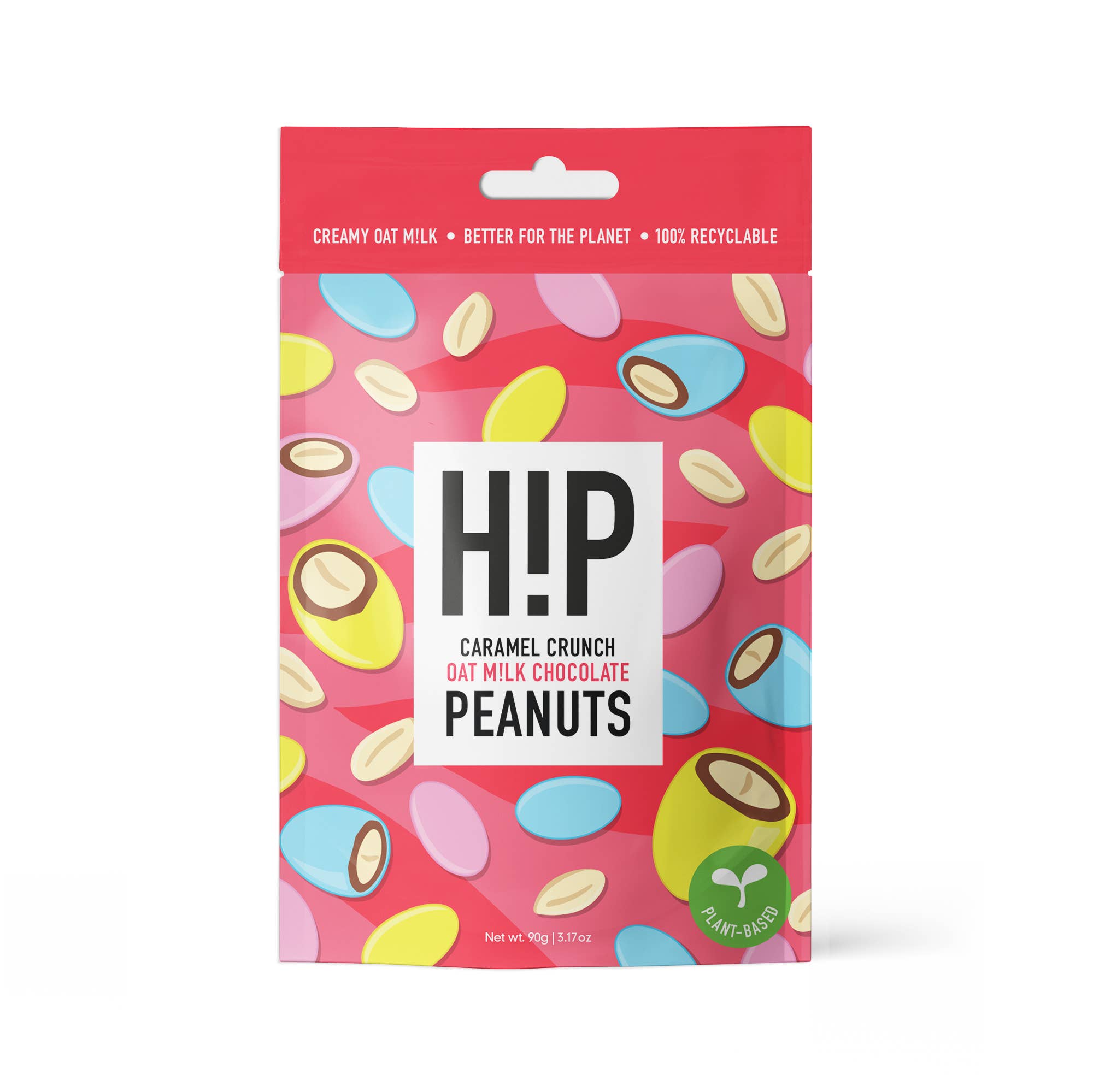 H!P Oat Milk Chocolate - Caramel Crunch Chocolate Peanuts