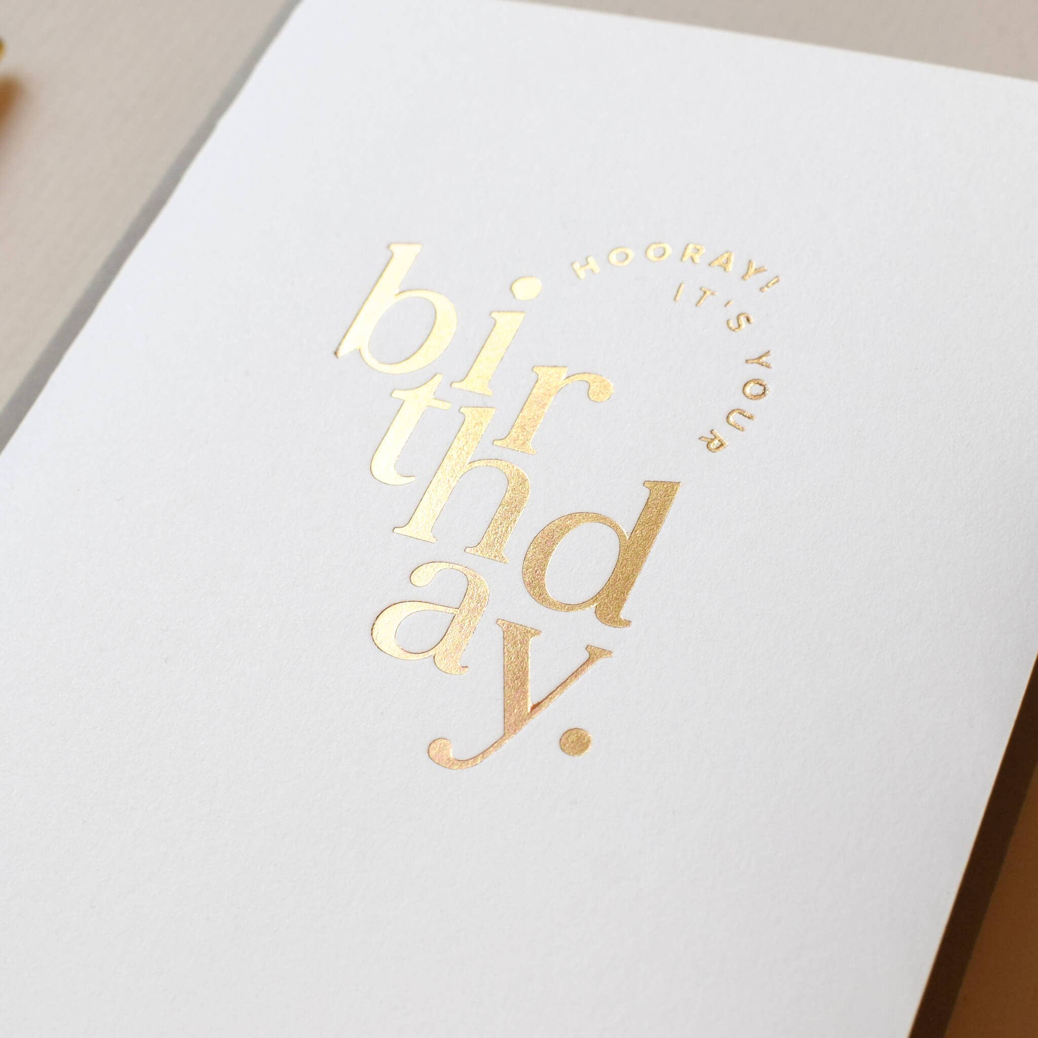 Hooray! Birthday - Luxury Greetings Card
