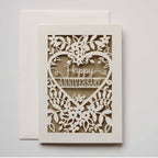 Happy Anniversary Laser Cut Card