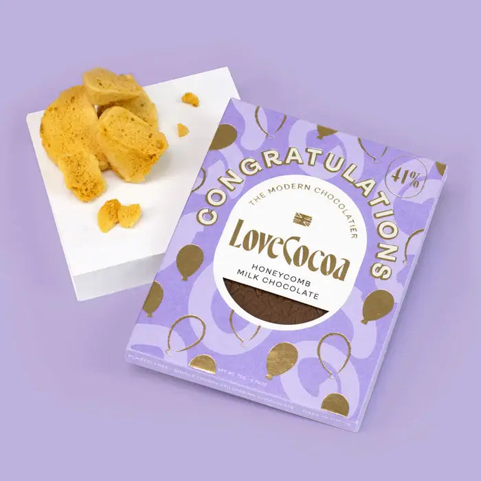 Congratulations - Sustainable Honeycomb Milk Chocolate
