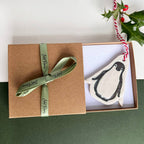 Ceramic Penguin Christmas Decoration