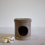Handmade Wax Melt Burners: Speckled White