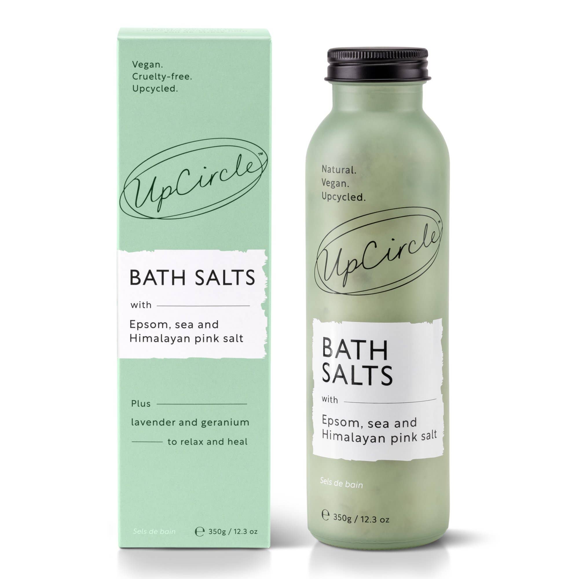 Bath Salts with Epsom Sea & Himalayan Pink Salt, 350g