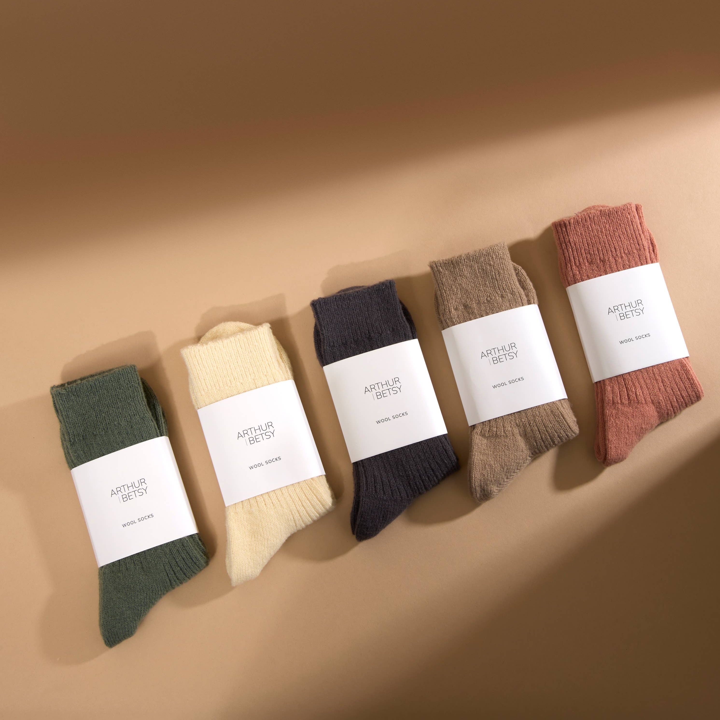 Luxury Alpaca Wool Socks - Dusky Rose