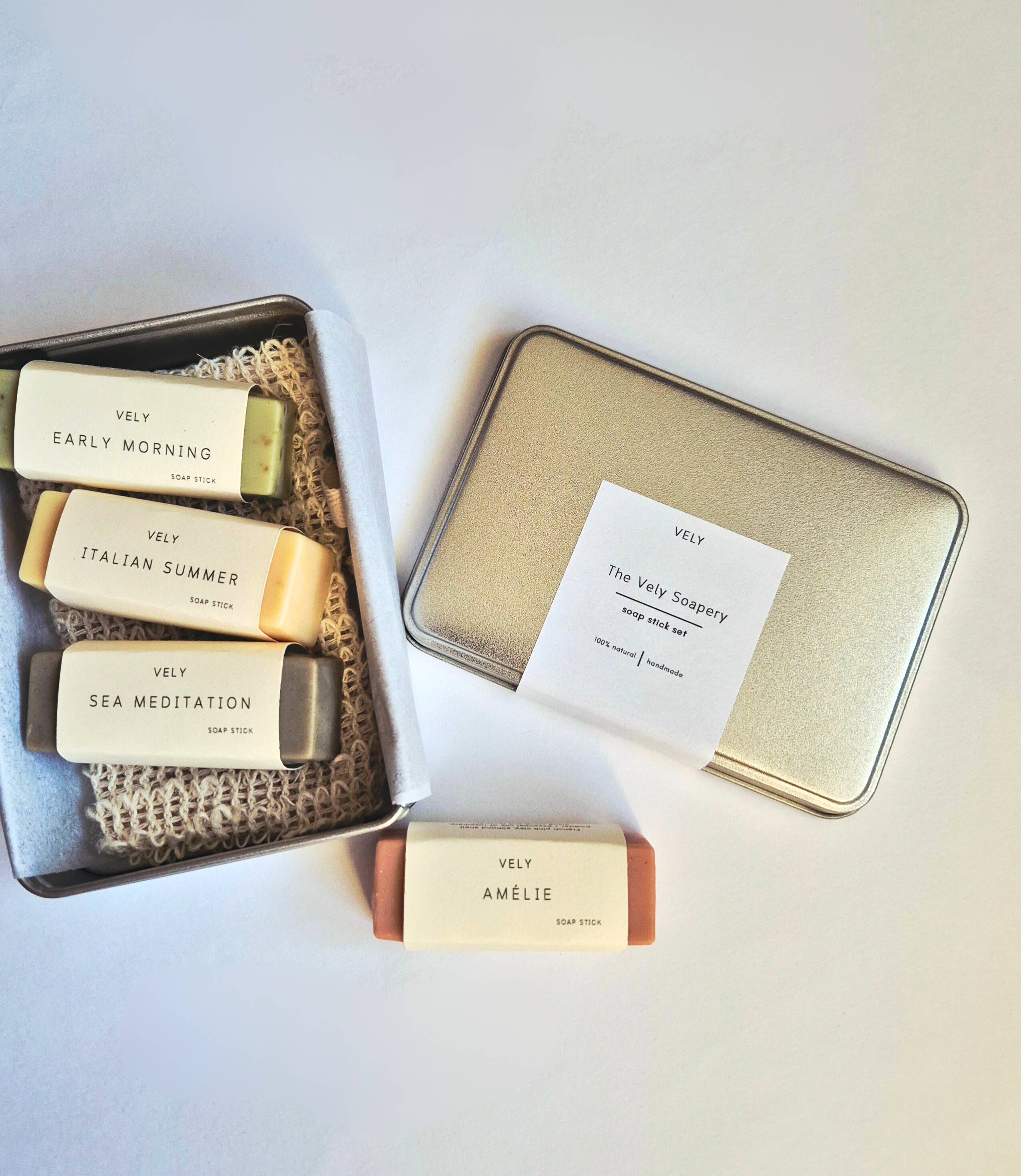 Natural Handmade Guest Soap Set