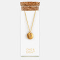 Gold Satin Tolvan Necklace