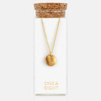 Gold Satin Tolvan Necklace