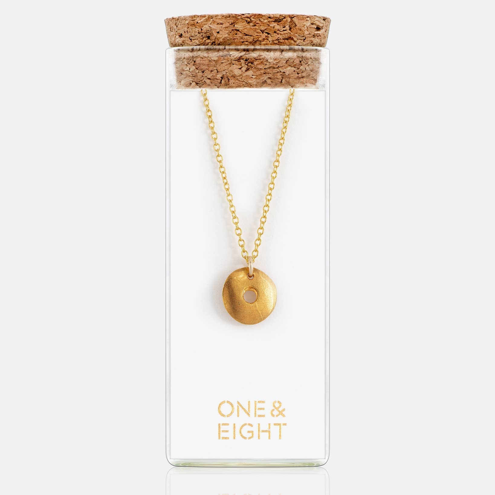 Gold Satin Tolvan Necklace