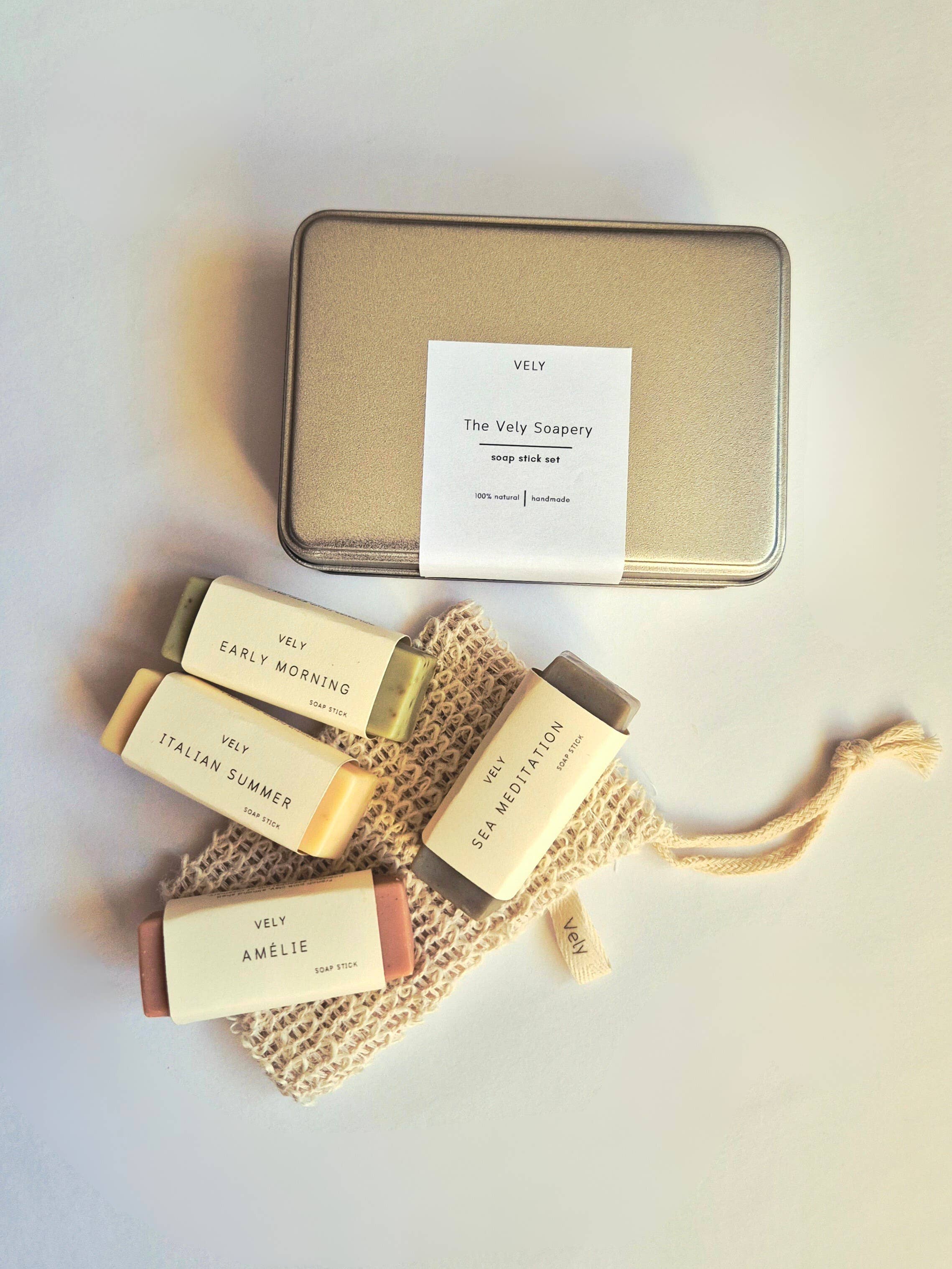 Natural Handmade Guest Soap Set