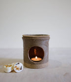 Handmade Wax Melt Burners: Speckled White