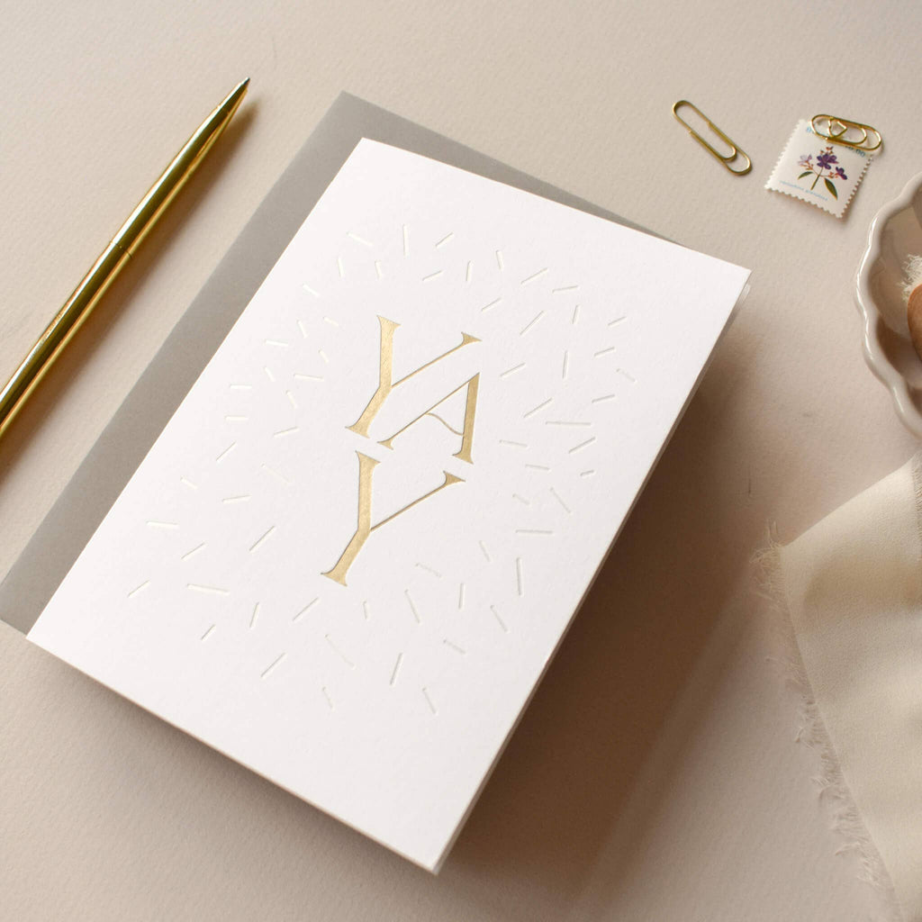 YAY - Luxury Greeting Card