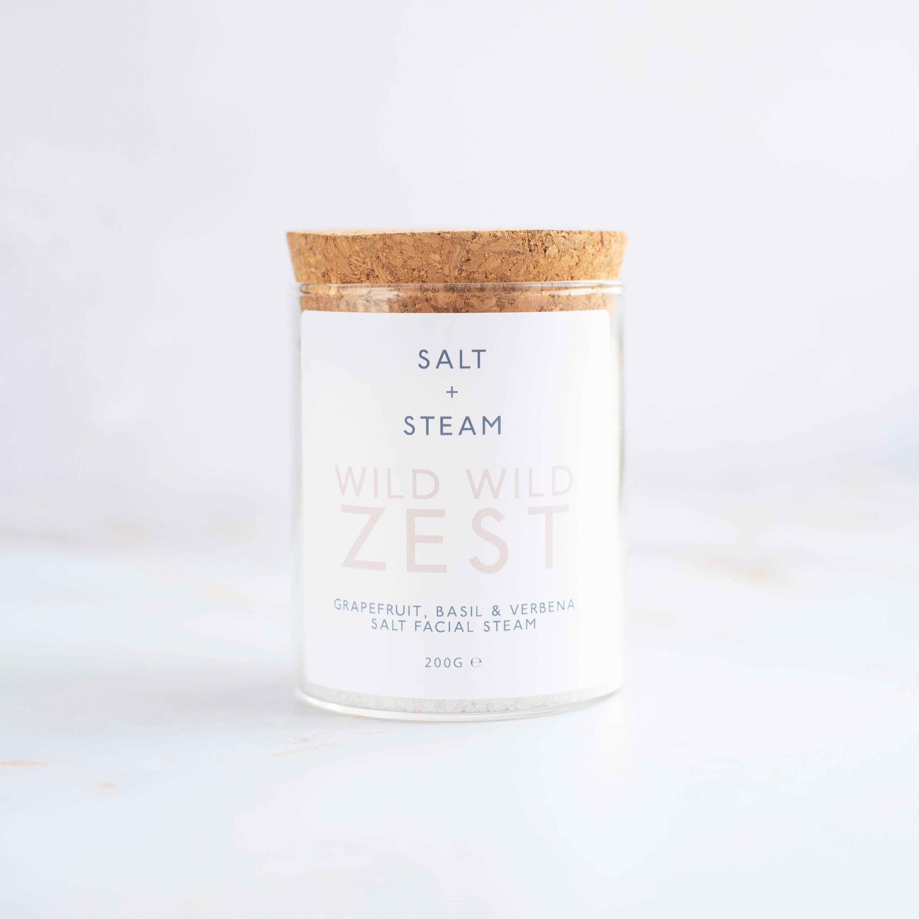 Wild Wild Zest - Grapefruit and Basil Facial Steam, 200g Jar