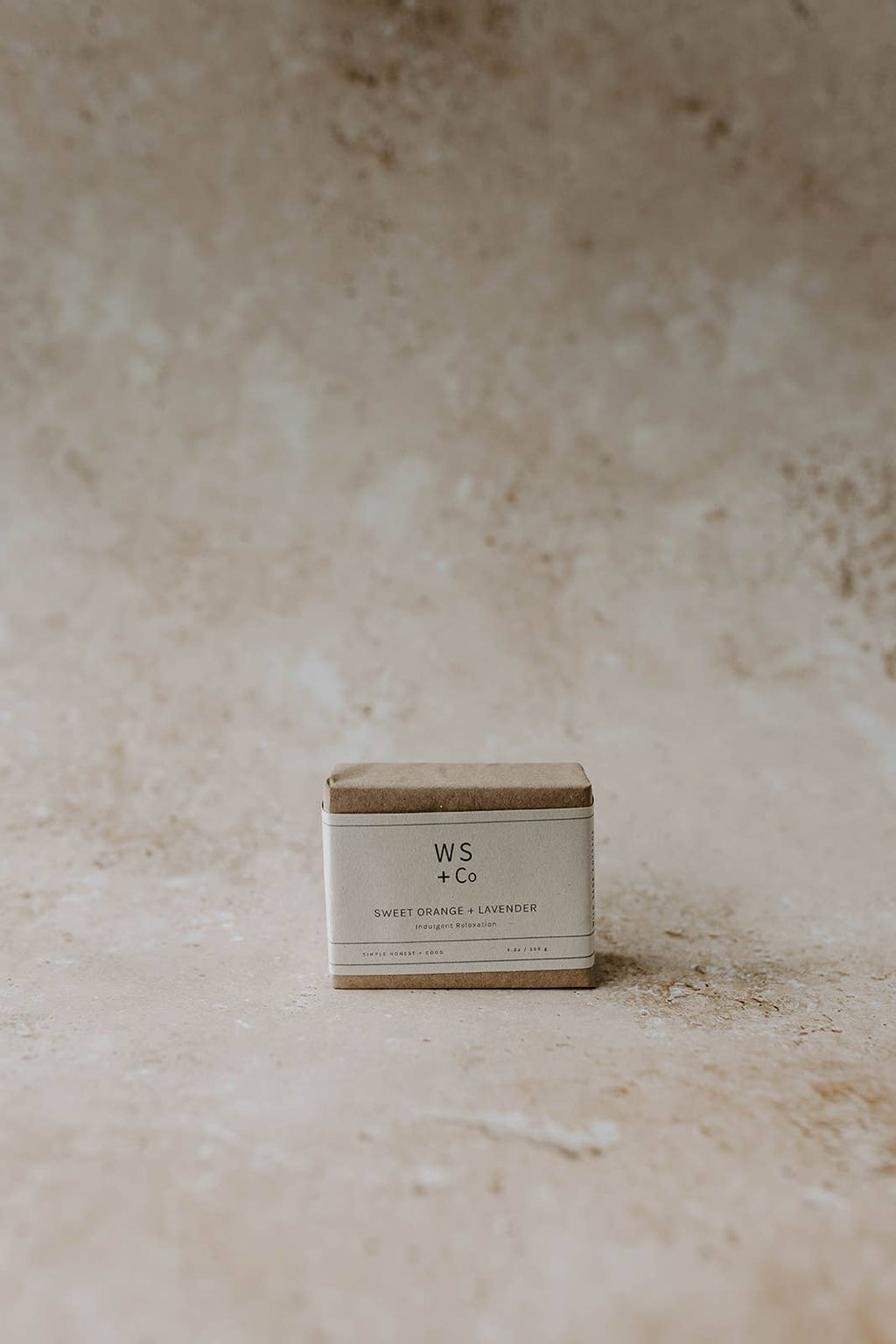 Sweet Orange + Lavender Soap - Vegan, Cruelty Free: With Packaging £6.00