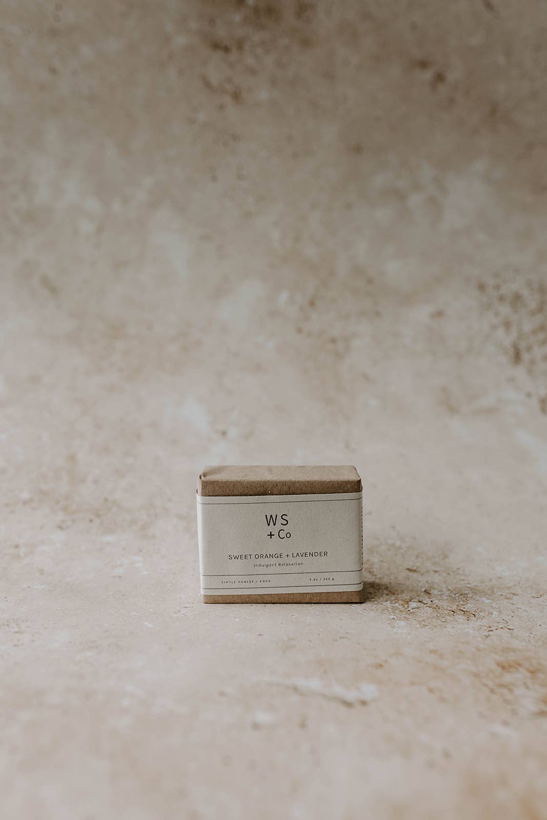 Sweet Orange + Lavender Soap - Vegan, Cruelty Free: With Packaging £6.00