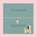 Dog Mum – Bone & Heart Charm Bracelet