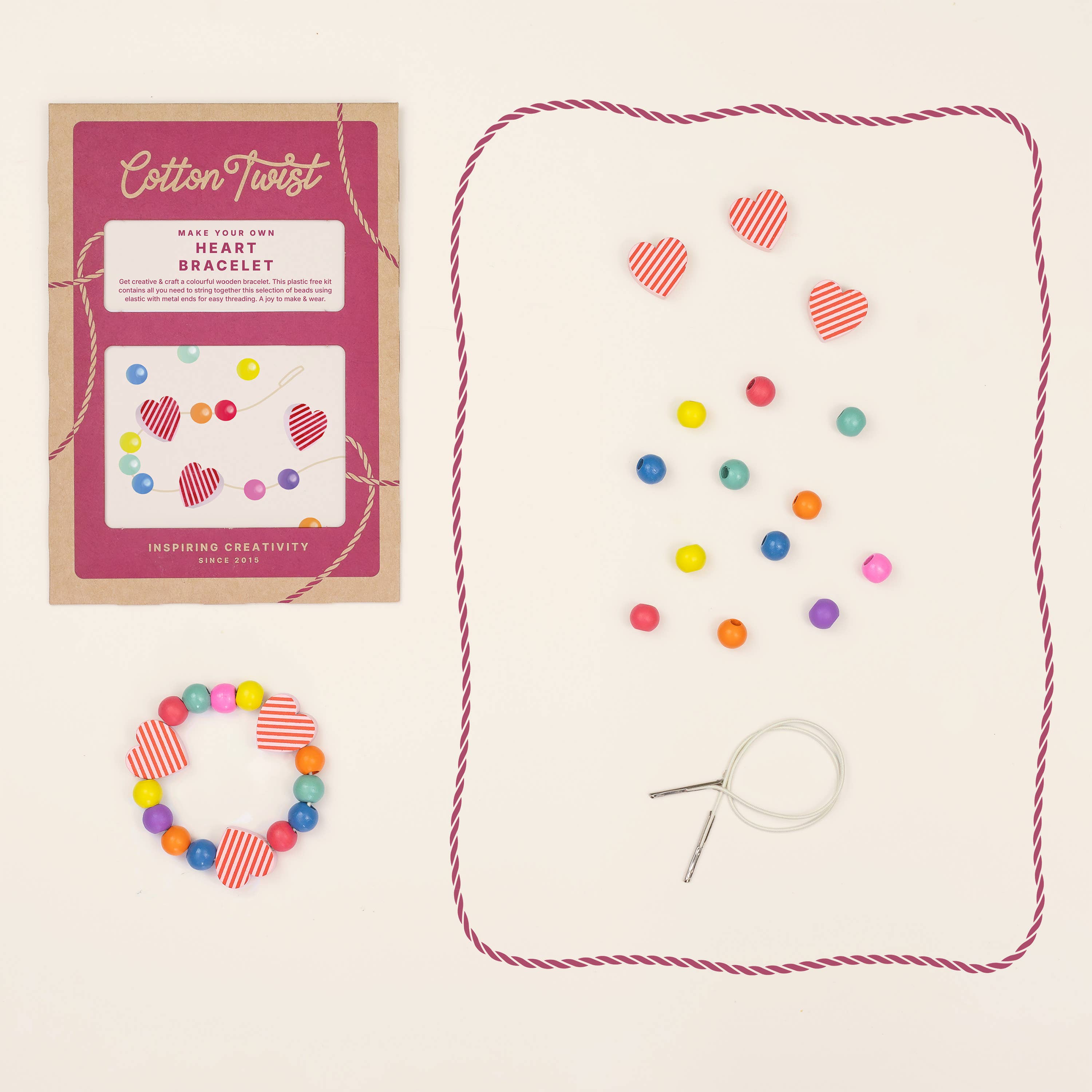 Make Your Own Heart Bracelet