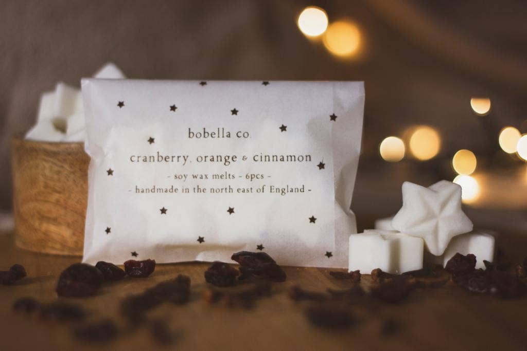 Christmas Wax Melts | Cranberry Orange and Cinnamon | Bobella Co.