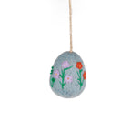 Handmade Large Felt Floral Easter Eggs (Pack of 5)