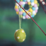 Handmade Felt Small Easter Eggs (Set of 5)