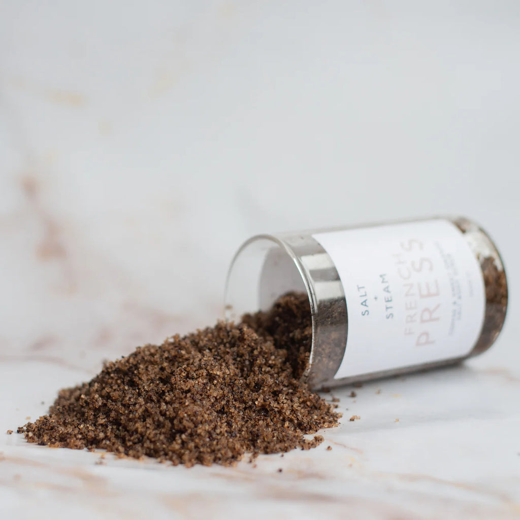French Press - Coffee and Orange Body Scrub, 302g Jar