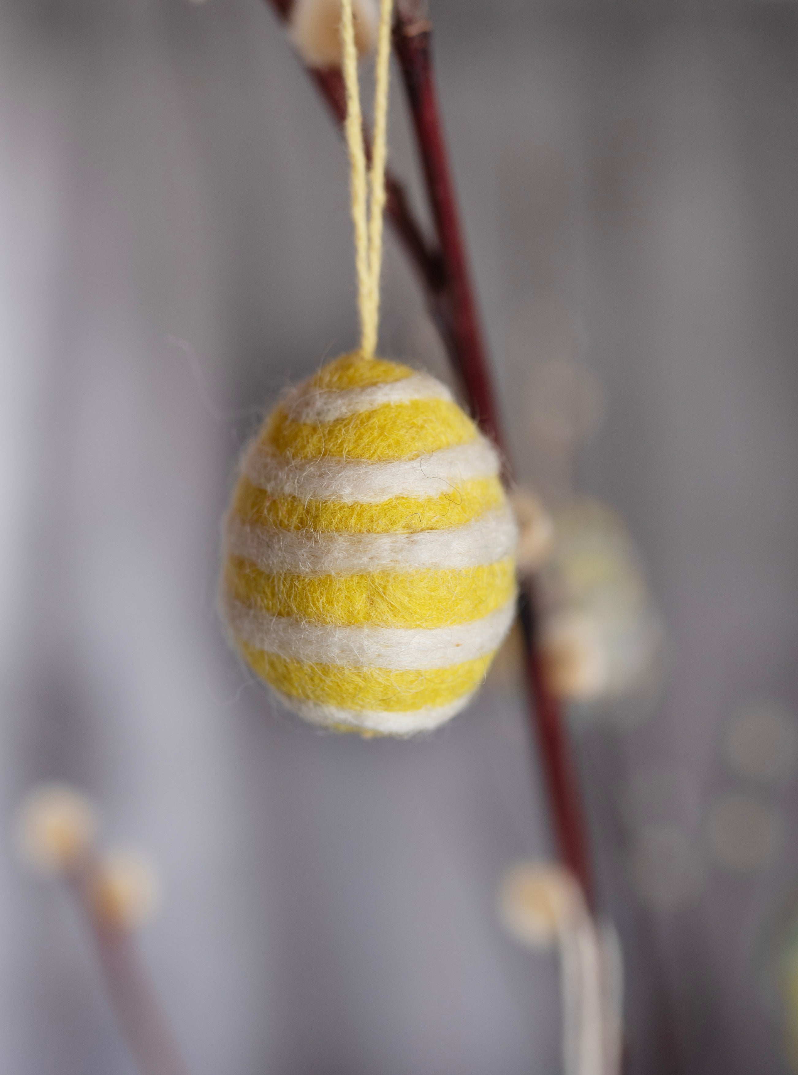 Handmade Felt Small Easter Eggs (Set of 5)