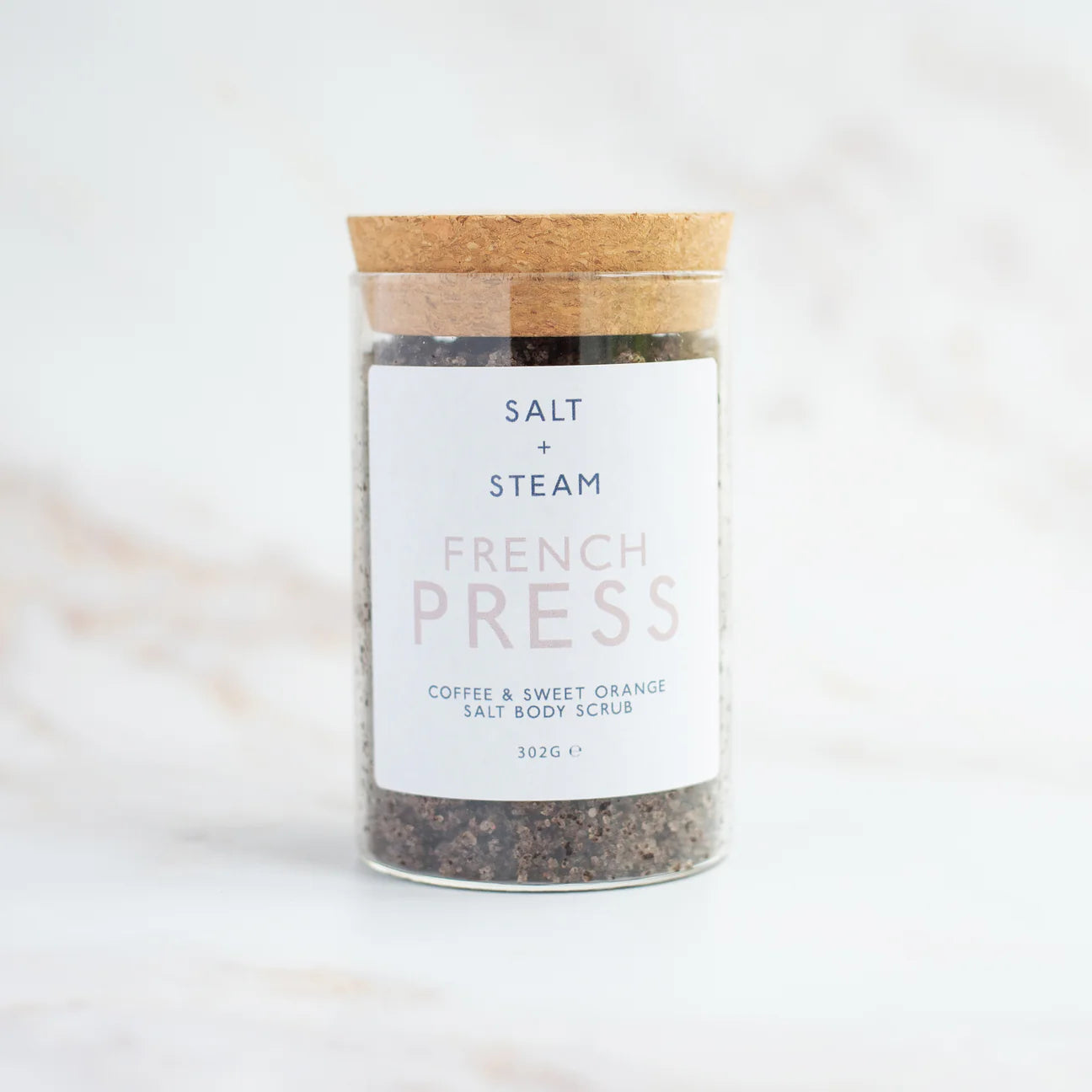 French Press - Coffee and Orange Body Scrub, 302g Jar
