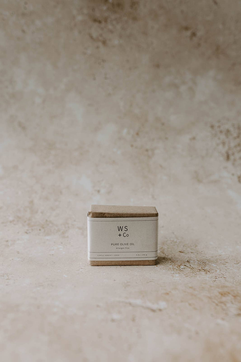 Pure Olive Oil Soap - Vegan, Cruelty Free + Plastic Free: With Packaging £6