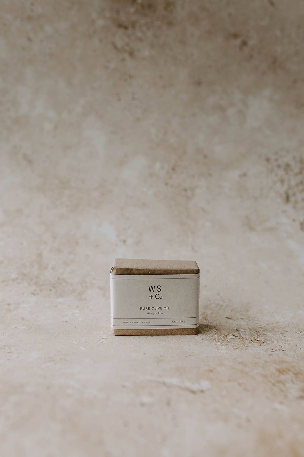 Pure Olive Oil Soap - Vegan, Cruelty Free + Plastic Free: With Packaging £6