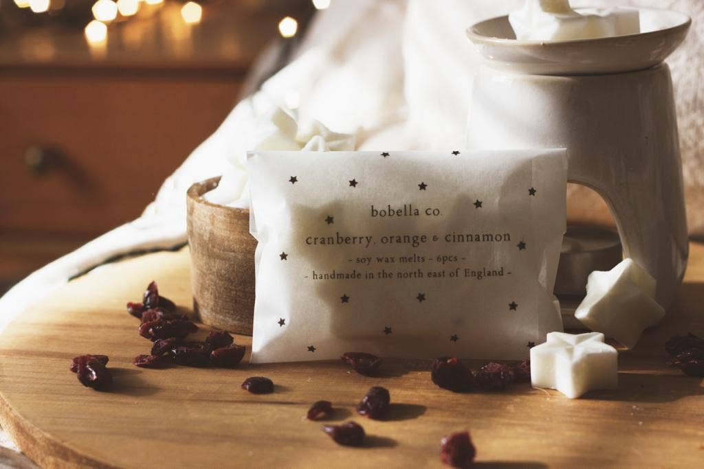 Christmas Wax Melts | Cranberry Orange and Cinnamon | Bobella Co.