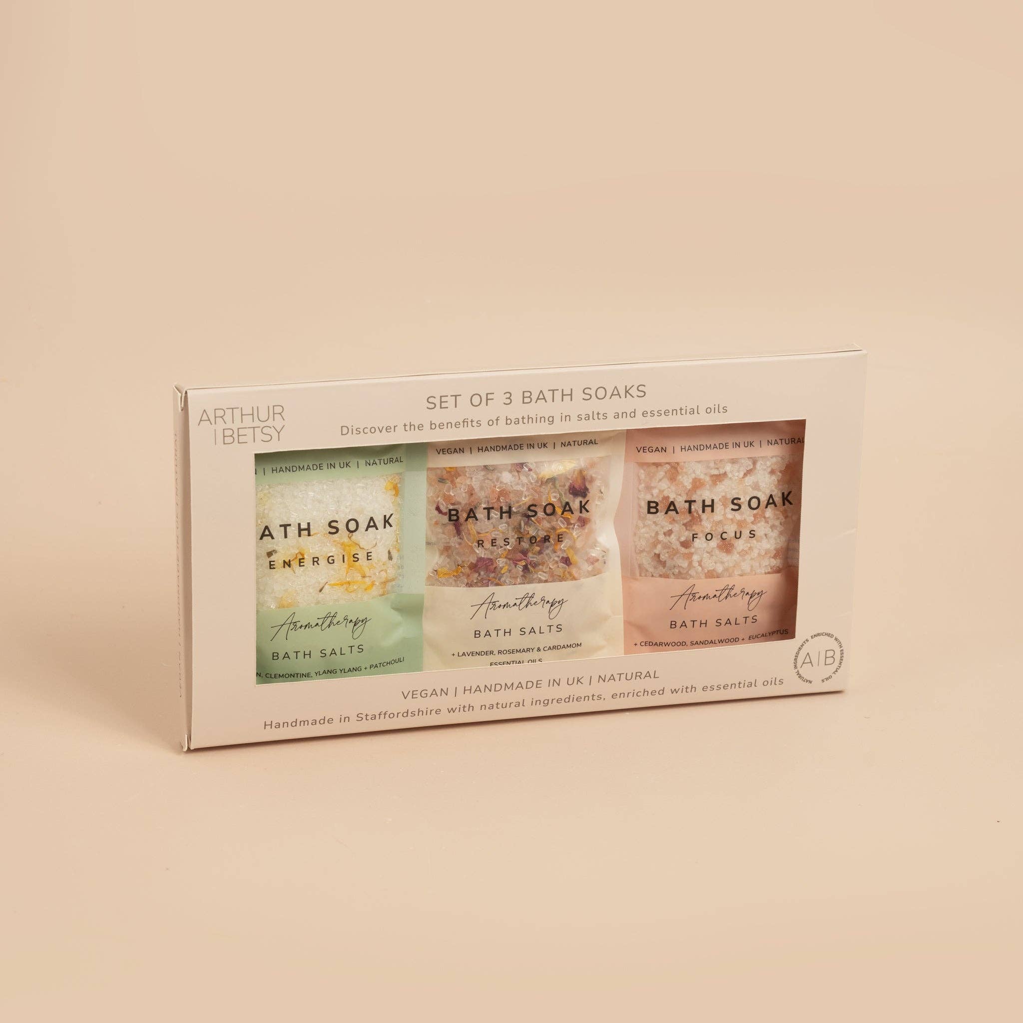 3 pack aromatherapy bath soak