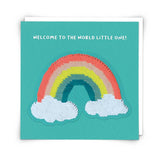 Little One - Greeting Card with Reusable Sequin Patch