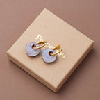 Surround Hoop Earrings : Lilac